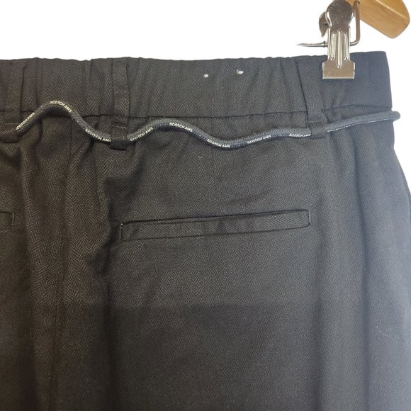 Scotch and Soda Twilt Tappered Fit Trousers Black - Size 31 x 32 - Picture 3 of 5